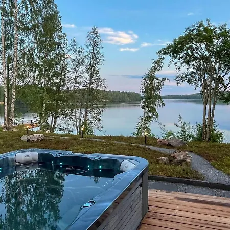 Luxury Waterfront Villa With A Private Jacuzzi Eerola